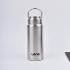 1pc Large Capacity Stainless Steel Sport Water Bottle Single-layer Rugged Water Cup Metal Flask Drinkware Camping Sports Gym