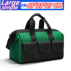 Upgrade 23inch Heighten large capacity Tool Bag Thickened 1680D Oxford Waterproofed Wear-Resistant Electrician Storage Toolkit