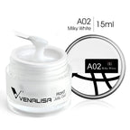 VENALISA 15ml Extension Jelly Gel Camouflage Color Nail Art Manicure Quality Poly Nail Gel Builder Extending UV LED Gel Nail