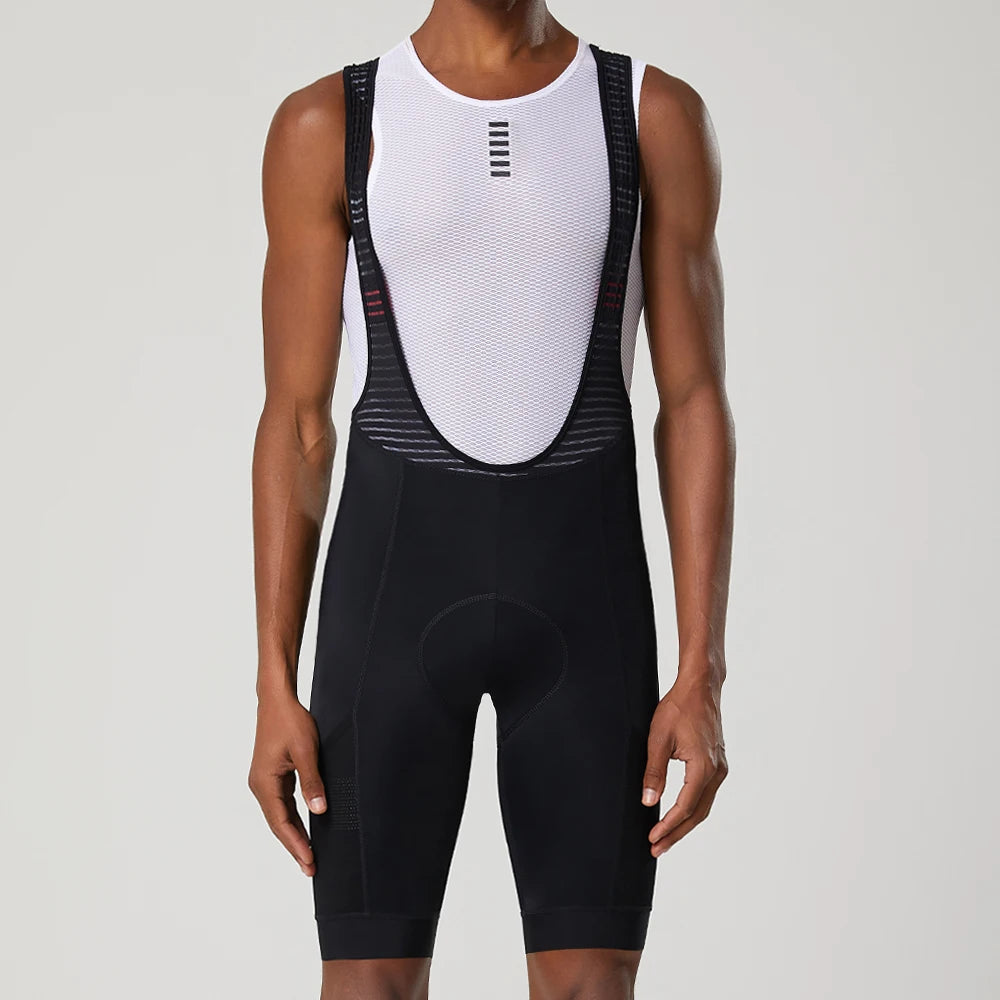 YKYWBIKE Men's Cycling Bib Shorts 4 Pockets Pro Team Bicycle Shorts Bib Summer Road Bike Bottom MTB Cycling Clothing