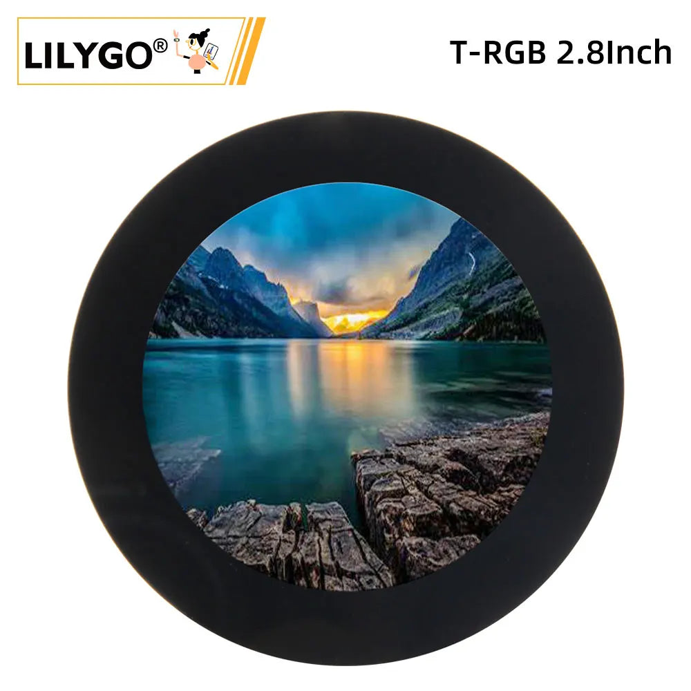 LILYGO T-RGB ESP32-S3 Development Board 2.8in Round LCD Touch Display ST7701S WiFi Bluetooth TF