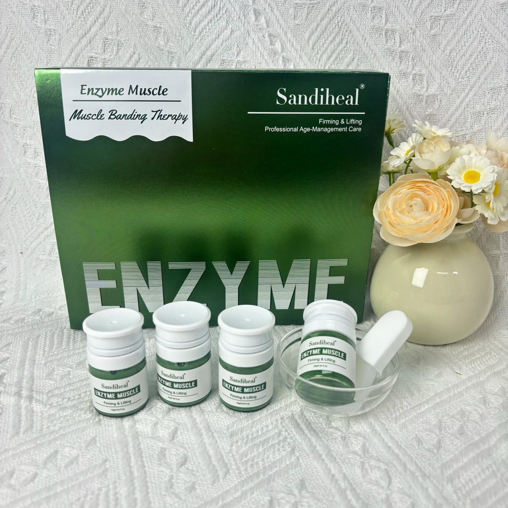 Germany Enzyme Mask for Facial Enzyme Threpy Set Protease Hydrating Brightening & Smoothing Tighten Oil Control Cleansing