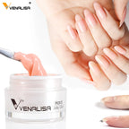 VENALISA 15ml Extension Jelly Gel Camouflage Color Nail Art Manicure Quality Poly Nail Gel Builder Extending UV LED Gel Nail