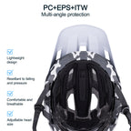 Seeker camouflage mountain bike helmet lightweight breathable road bike riding helmet bicycle outdoor riding protective equipmen