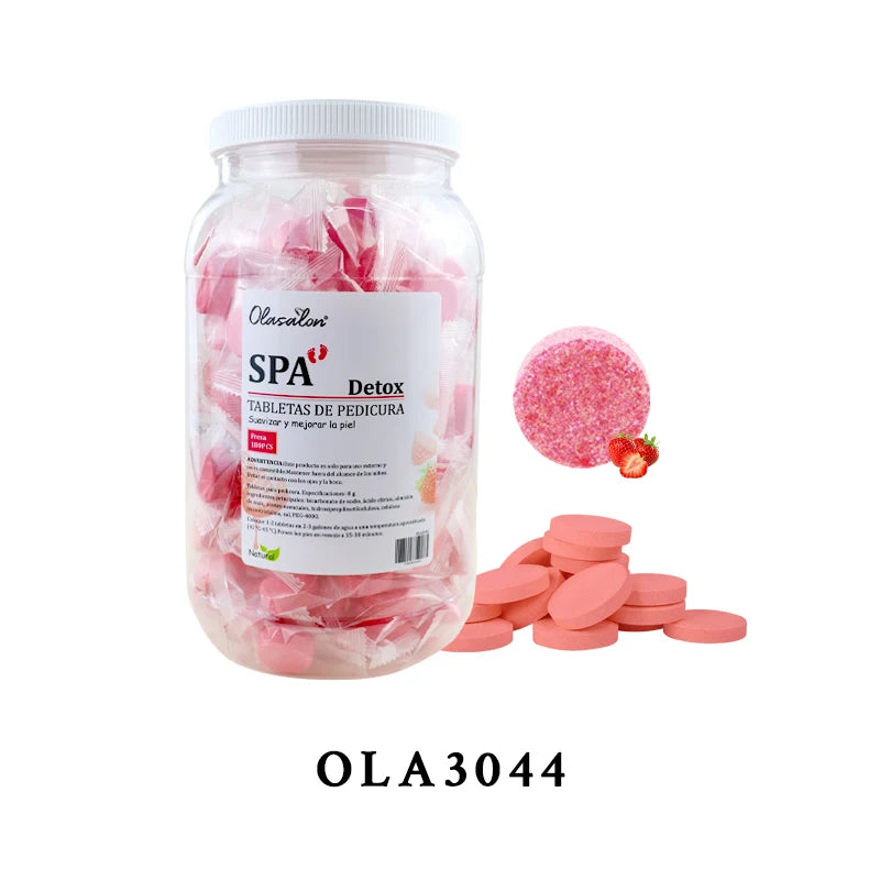 180/40pcs instant foot bath effervescent tablets essential oil bath salt spa foot care exfoliating soothing skin moisturizing