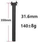 ELITA ONE Carbon Seat Post  25.4/27.2/30.9/31.6 MTB/Road Bike Seatpost  Ultralight 130g 62C
