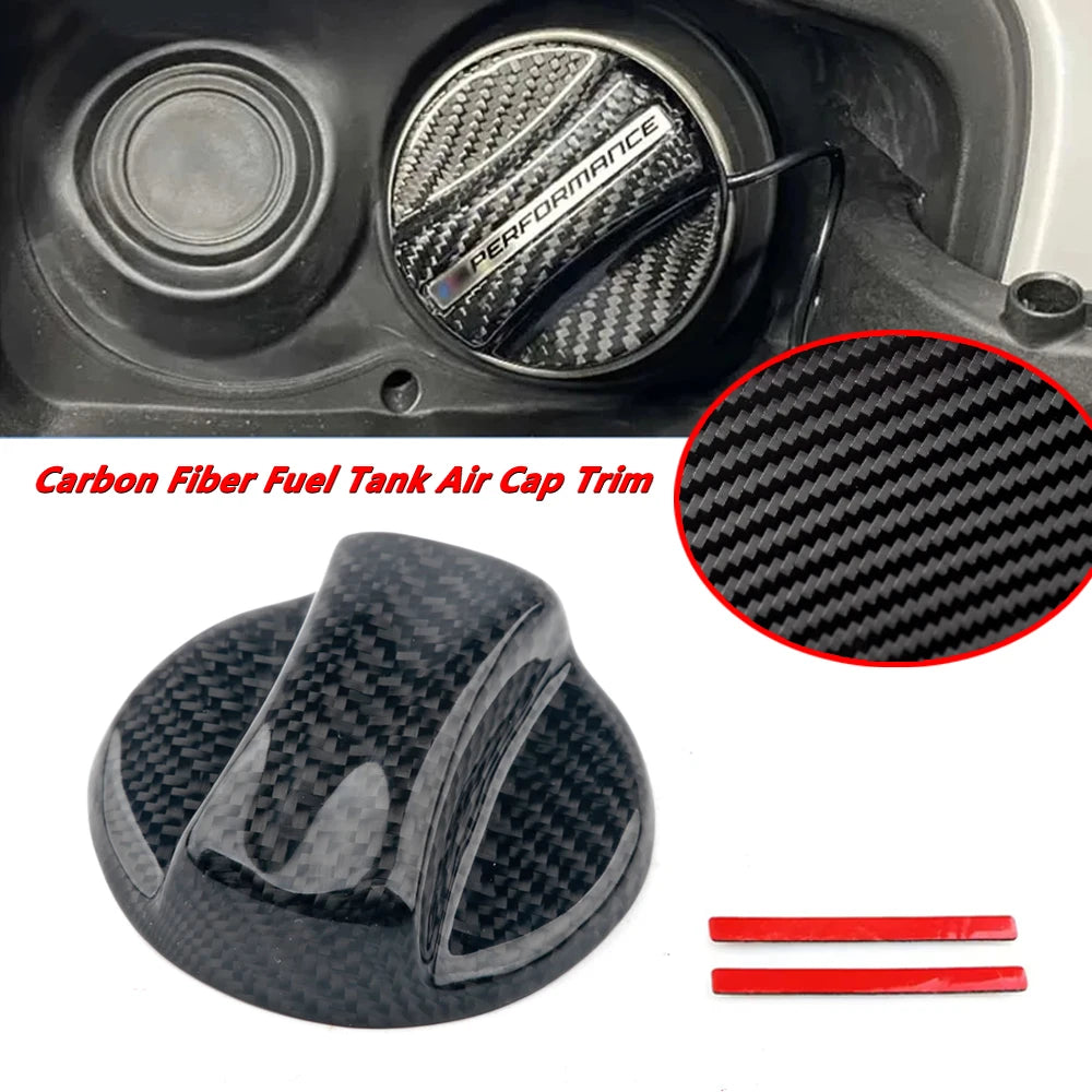 True Carbon Fiber Tank Cover Fuel Tank Air Cap Trim For BMW G80 G06 G07 G42 G14 G15 G16 F82 F20 F21 F83 M2 M3 M4 M5