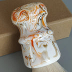 Dscosmetic A2S Soft synthetic hair shaving brush for man wet shaving coffee color handle shaving brush