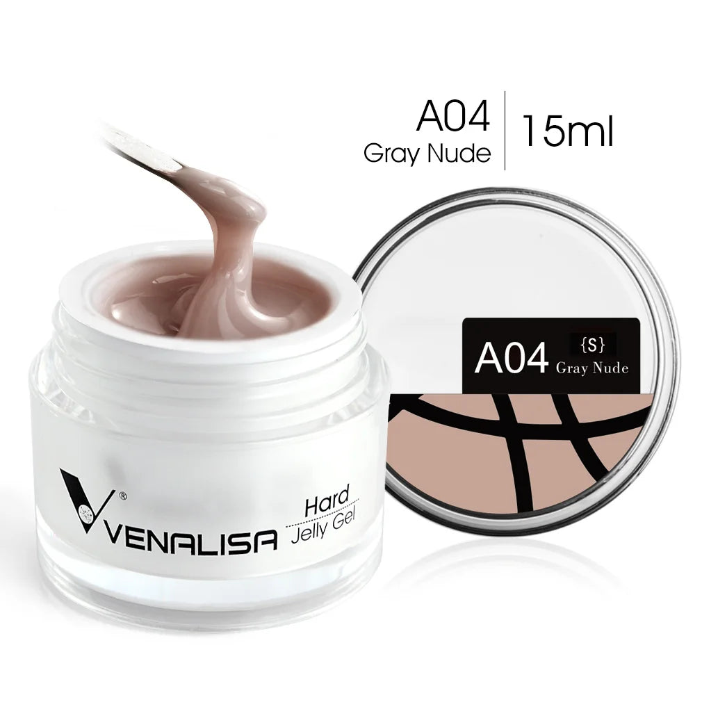 VENALISA 15ml Extension Jelly Gel Camouflage Color Nail Art Manicure Quality Poly Nail Gel Builder Extending UV LED Gel Nail