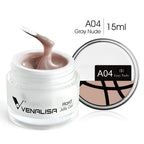 VENALISA 15ml Extension Jelly Gel Camouflage Color Nail Art Manicure Quality Poly Nail Gel Builder Extending UV LED Gel Nail