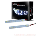 iJDM 9SMD LED Eyelid Eyebrow Modules For 2008-2010 BMW E60 LCI 5 Series 528i 535i 550i M5,HID Matching Xenon White