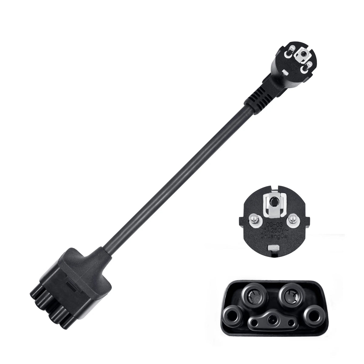 NEMA Adapter For Tesla EU 16A Schuko Adapter Gen 2 Universal Mobile Connector with TPE Cable Model S/Y/X/3 EV Connector