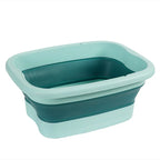 Foldable Footbath Massage Bucket With Lid  Easy To Store Portable Foot Bath Tray Collapsible Foot Soak Bucket for Relaxing