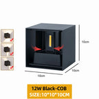 White Light 6000k / Black 12w / China Mainland