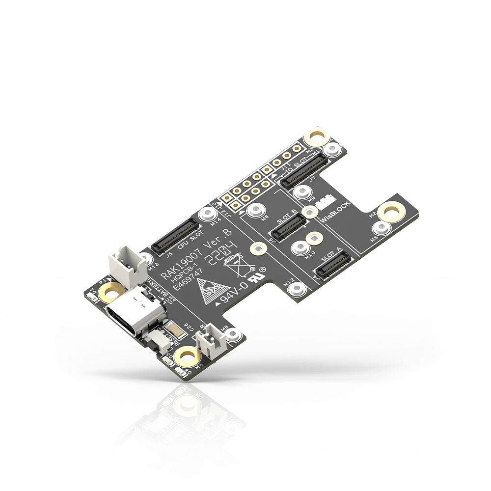 Evaluation Board | RAK3172-E| a WisDuo Evaluation Board for RAK3172 Module that uses an STM32WLE5CC SoC chip