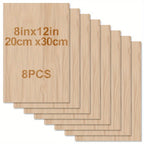 4/8/12/24/48 pieces of wood for crafts - 20*30 cm - 2 mm thick plywood with smooth surface - laser cut square panels