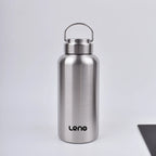 1pc Large Capacity Stainless Steel Sport Water Bottle Single-layer Rugged Water Cup Metal Flask Drinkware Camping Sports Gym