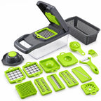 Advanced Vegetable Cutter - Wave Cut Pattern, Decorative Ridges for Veggies, Single Piece