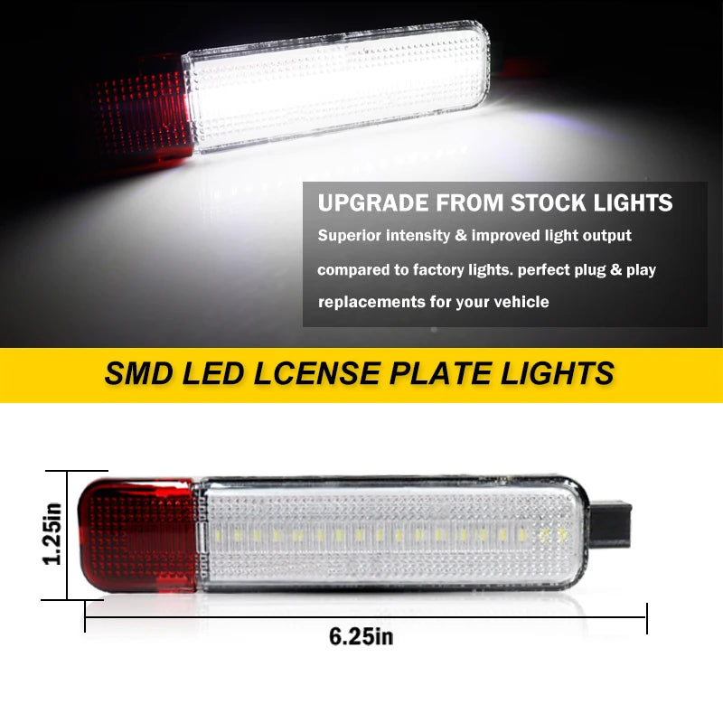 Led Interior Side Door Panel Lights Courtesy Reflector Light for 1999-2006 Silverado/Sierra 1500 2001-2006 3500 2500 HD
