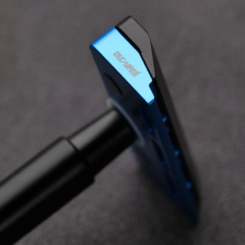 YAQI Black and Blue Color Tachi(Aluminum Version)  Light Weight Single Edge Safety Razor