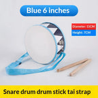 Wooden Percussion Drum Toy Set for Toddlers - with Carry Strap, Develop Rhythm Sense, Safe and Educational Music Aids