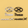 3D ABS MARK X Emblem Premium Car Badge X Rear Truck Car Stickers Car Decor For Toyota MARKX MARK-X Car Accessories
