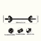 Shock Absorber Spring Compressor Tool Set, Claw Hook for Car Repair and Roll Removal, Manual, Special