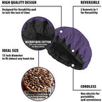 Hair Care Heating Cap Deep Conditioning Heat Cap Microwavable Heat Cap Steaming Microfiber Cotton Reversible Flaxseed Interior