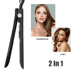 Hair Straightener Titanium Plate Straightening Iron Keratin Treatment Flat Irons 470℉ MCH Fast Heating High Temperature Styler