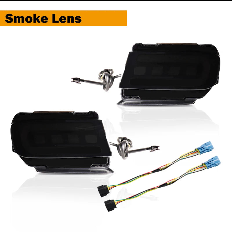 iJDM Bumper Reflector LED Tail Brake Rear Fog Turn Lights for 2010-2019 Toyota Land Cruiser Prado 150