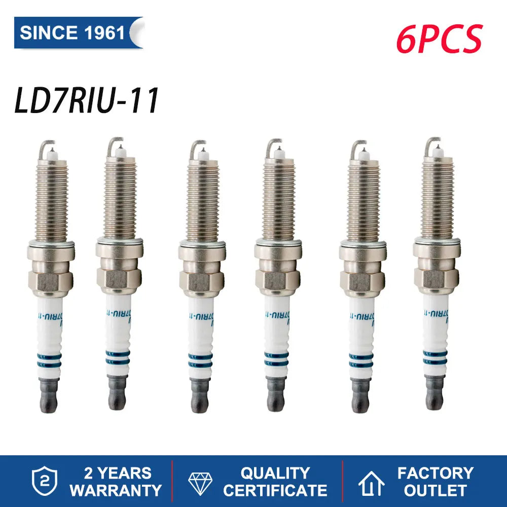 (Pack of 4-8) Car Candles Iridium Power TORCH Spark Plugs LD7RIU-11 for Toyota Nissan Honda MERCEDES-BENZ SUBARU MAZDA