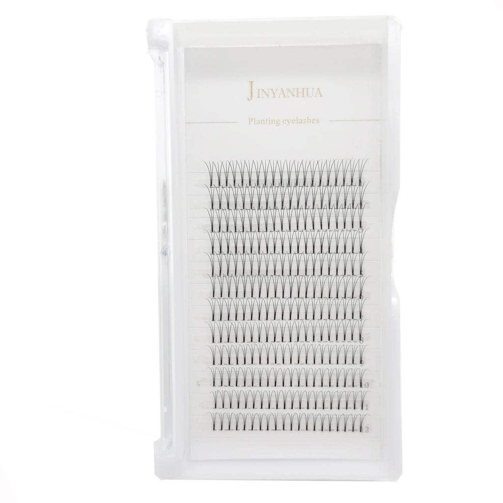 5 Trays Mink Hair Three-Dimensional Soft 3D False Eyelashes Handmade Long Natural Eye Lashes Fans Wholesale Eyelash Extensions