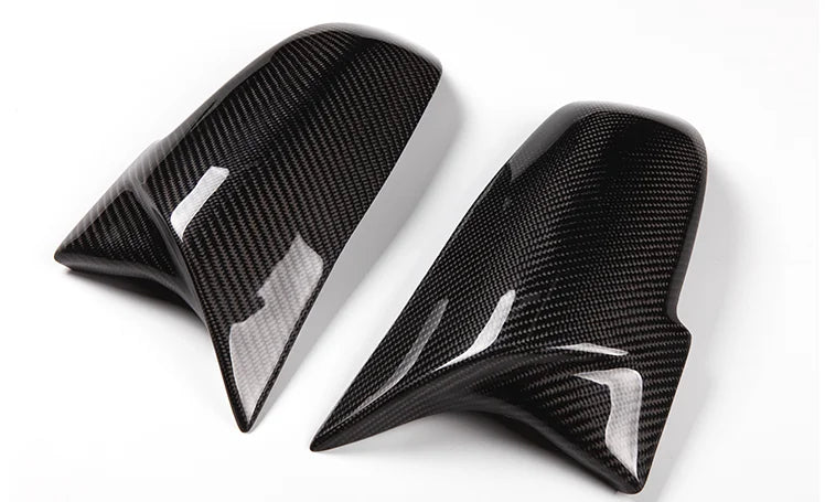 For BMW 1 2 3 4 X Series Rear View Side Mirror Cover F20 F21 F22 F23 F30 F32 F36 X1 E84 F87 M2 Carbon fiber pattern Accessories