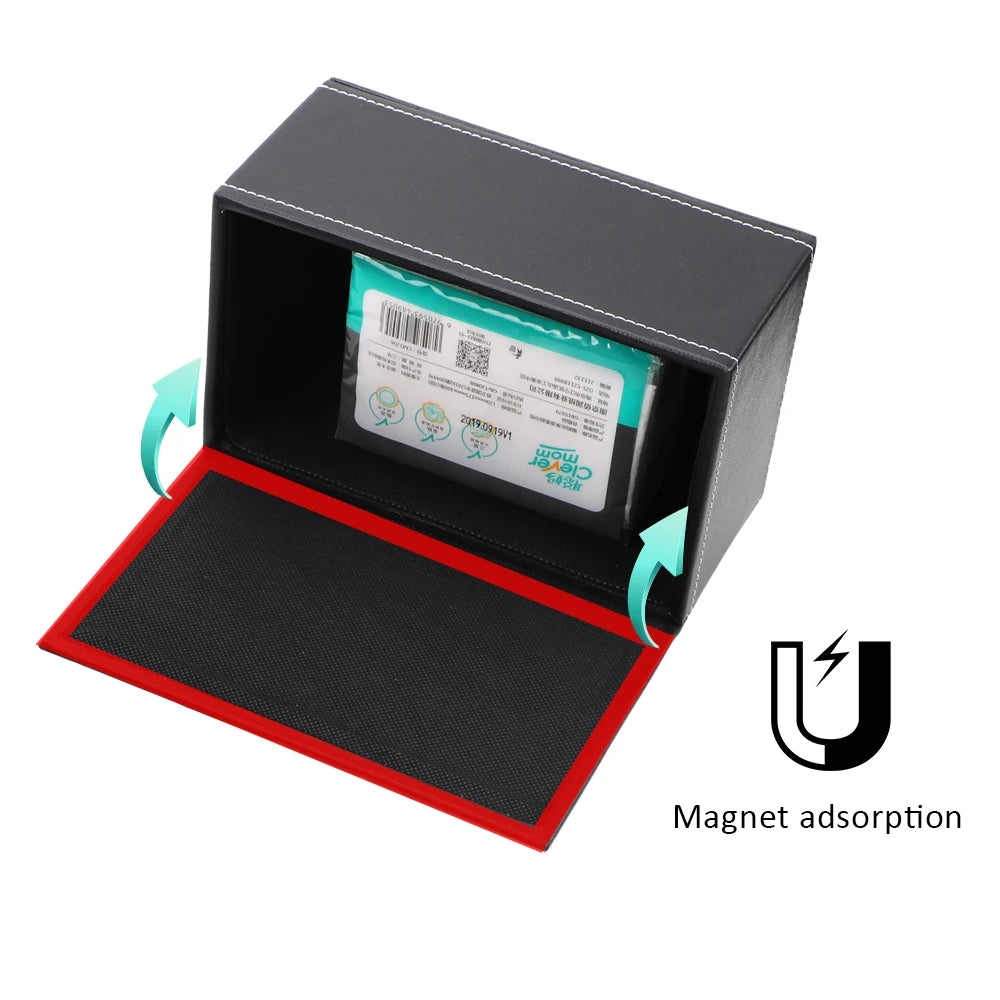 PU Leather Tissue Boxes Rectangular Napkin Box Tissue Paper Holder Home Kitchen Organization Home Supplies Anti-moisture