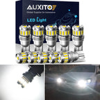 AUXITO 10x W5W T10 LED Bulbs Car Parking Position Lights Canbus Interior Light 6500K 168 194 For BMW VW Mercedes Audi A3 A4 E60