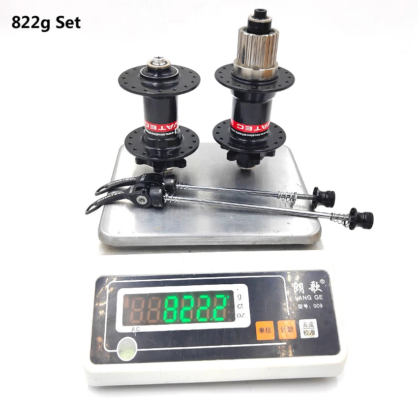 Novatec D041SB/D042SB Bicycle Hub Set Micro Spline for Shimano 12-Speed Cassette