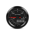 Dynoracing Dual Display 52MM 7 Colors Turbo boost gauge 2Bar Boost meter with stepper motor Boost sensor