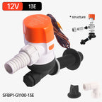 Aerated bait pump, live fish tank pump, marine Luya submarine pump, DC submersible pump