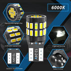 10pcs T10 W5W LED Canbus Bulbs 194 168 No Error LED Car Clearance Parking Light for Polo Passat B5 B6 CC Golf 4 5 6 7 Jetta MK6