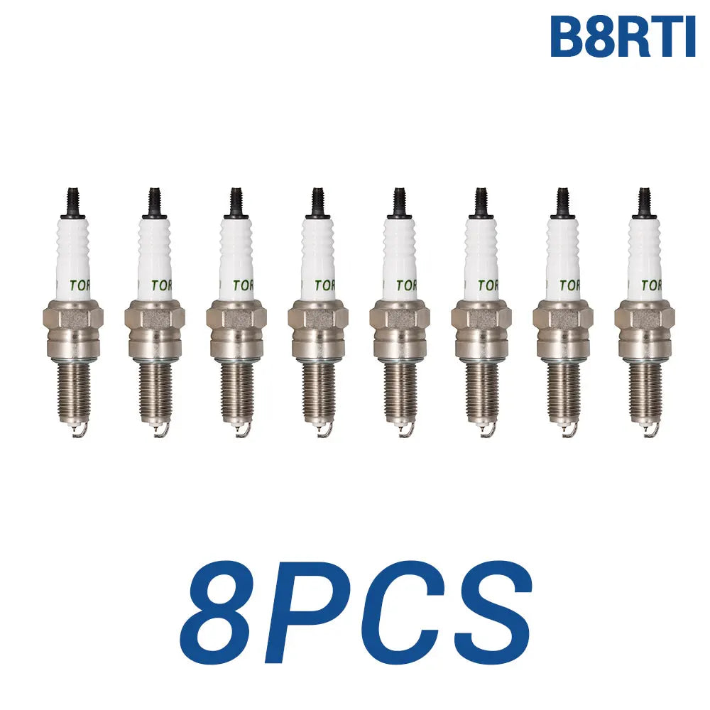 2-8PCS Iridium Pin Terminal Spark Plugs TORCH B8RTI Replace for 96067/CPR8EAIX-9 4465/CPR8EAGP-9 91064/SIMR8A9 HONDA 31916MEH003