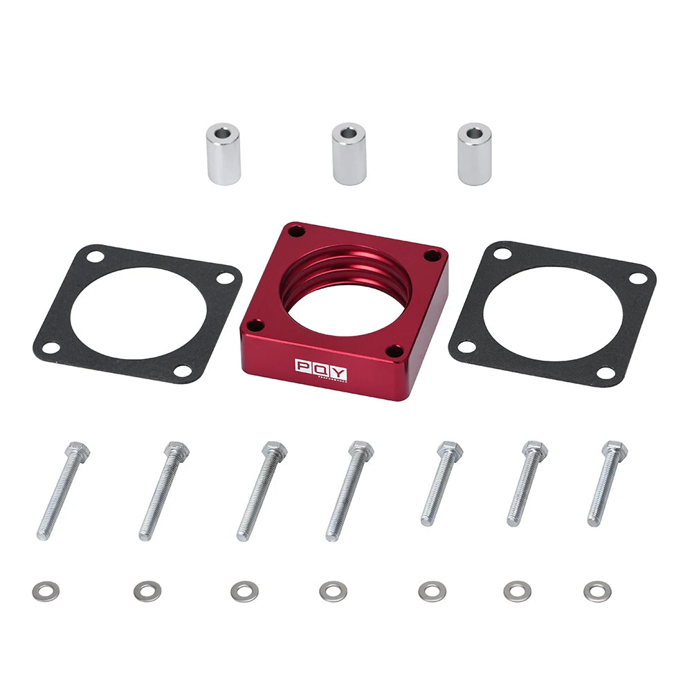 Throttle Body Spacer 1in Raise w/ Gasket for 1991-2006 Jeep Wrangler Cherokee 2.5L 4.0L