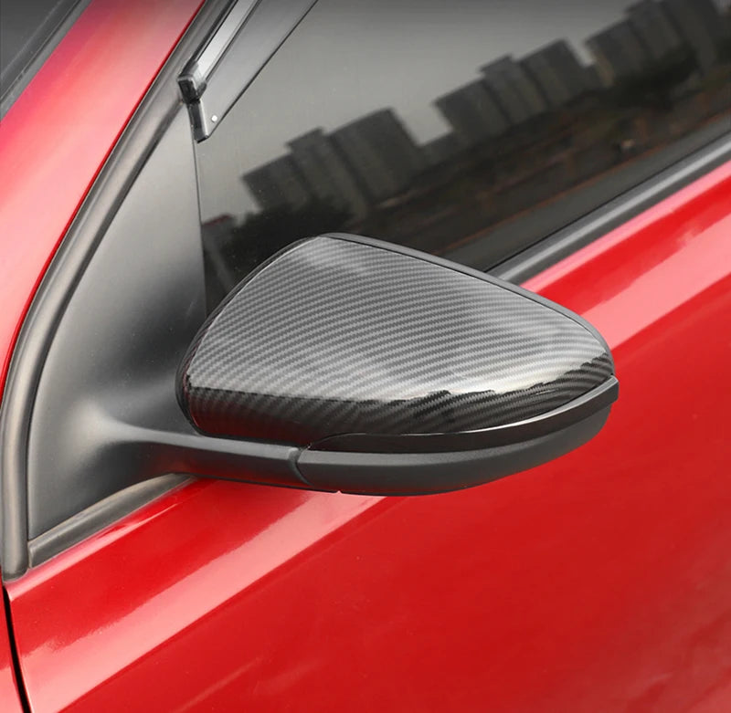 POLO Scirocco EOS Bora Jetta Beetle Passat Sagitar Car carbon fiber rear mirror cover For Volkswage VW Golf 6 Golf 5 Golf 7 CC