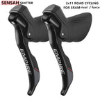SENSAH Road Bike Derailleur 2 X11 Speed Road Bike Shifters & Shift Cable Gear Lever Brake Bicycle  for  Rival / force RED
