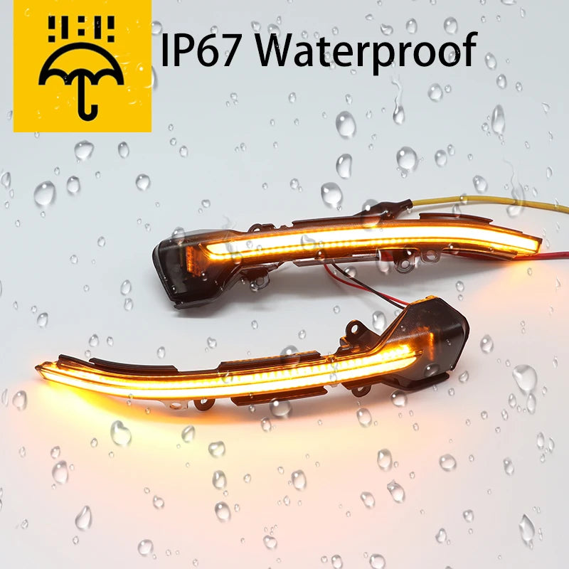 For SEAT Leon Mk3 5F Ibiza Mk5 KJ Arona 2018 Dynamic LED Turn Signal Side Mirror Indicator Sequential Light Blinker
