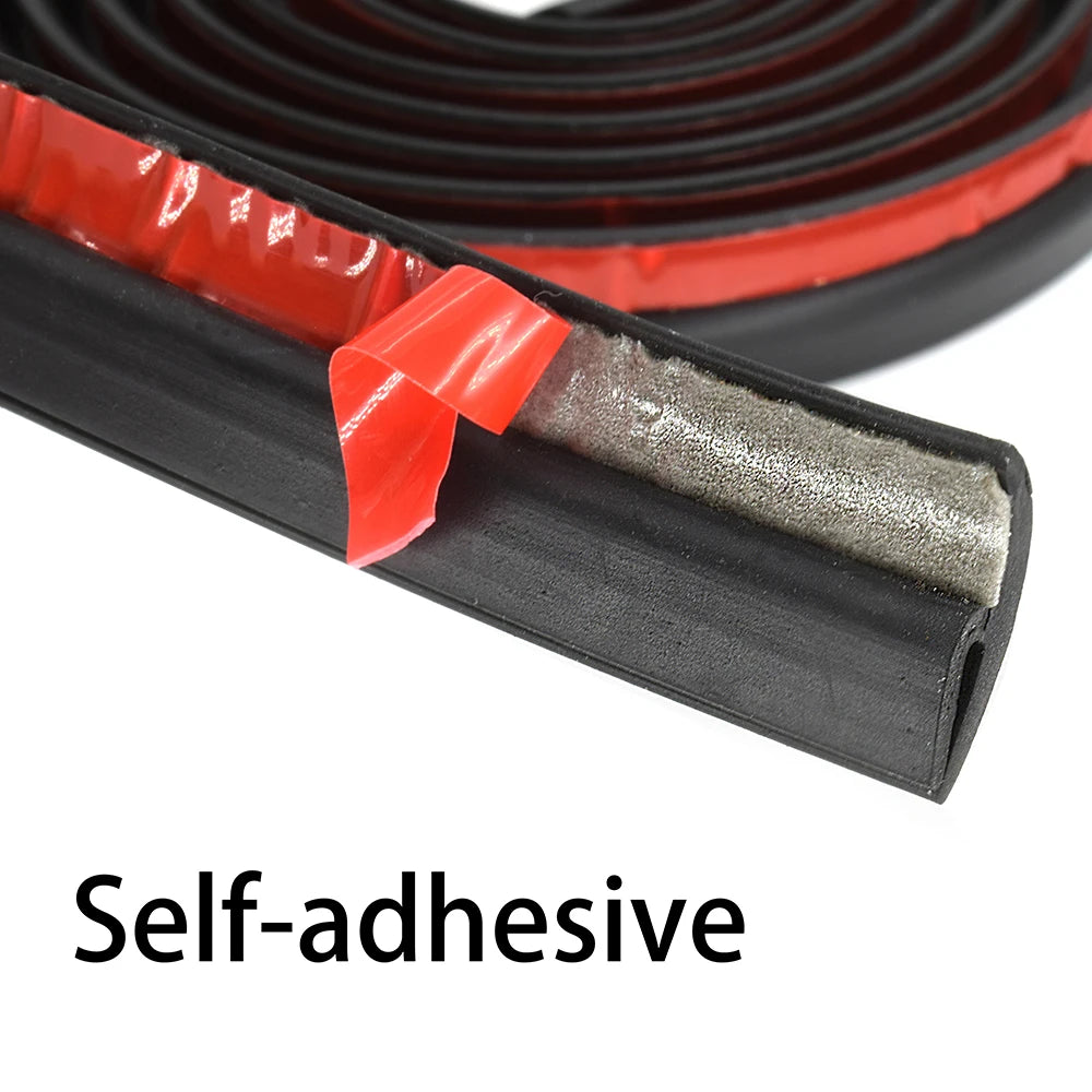 4m H Type Car Rubber Seal Strip Windshield Trim Dustproof For Honda Audi Benz Buick VW Skoda Mazda Ford Toyota BMW E46 E39 M5 X6