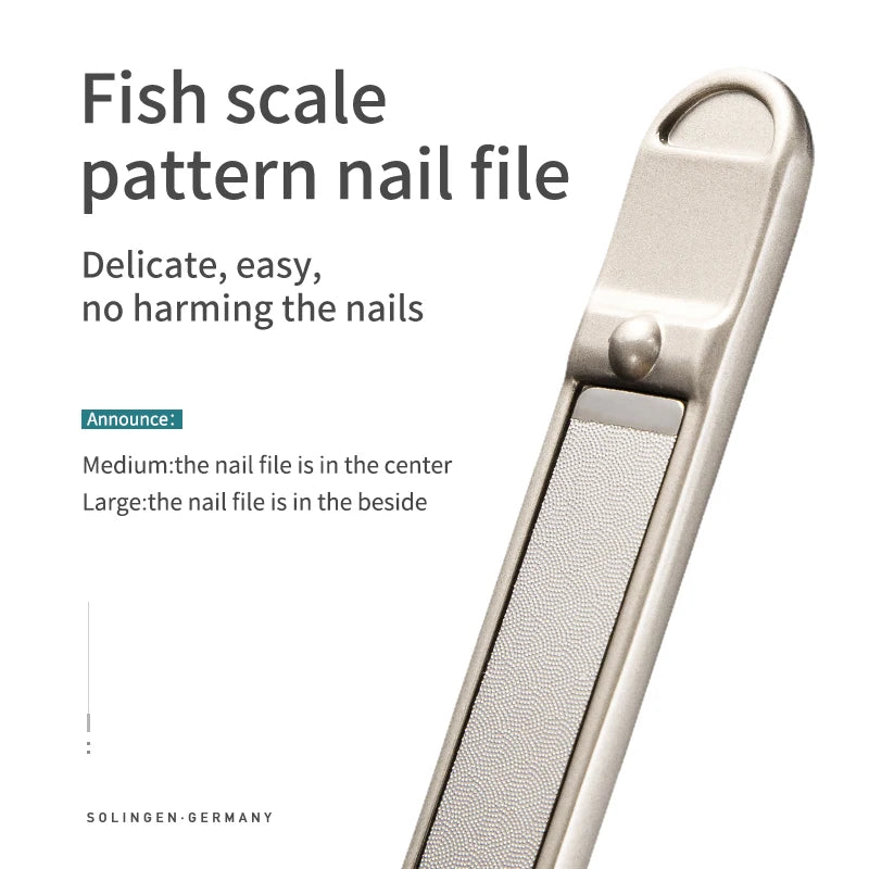MR.GREEN Nail Clippers Stainless Steel Curved blade Clipper Fingernail Scissors Cutter Manicure tools trimmer with nail files