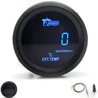 2" 52mm Car Digital Turbo Boost Gauge PSI BAR Water Temp Oil Temp Oil Pressure Gauge Voltmeter EGT Tachometer RPM gauge