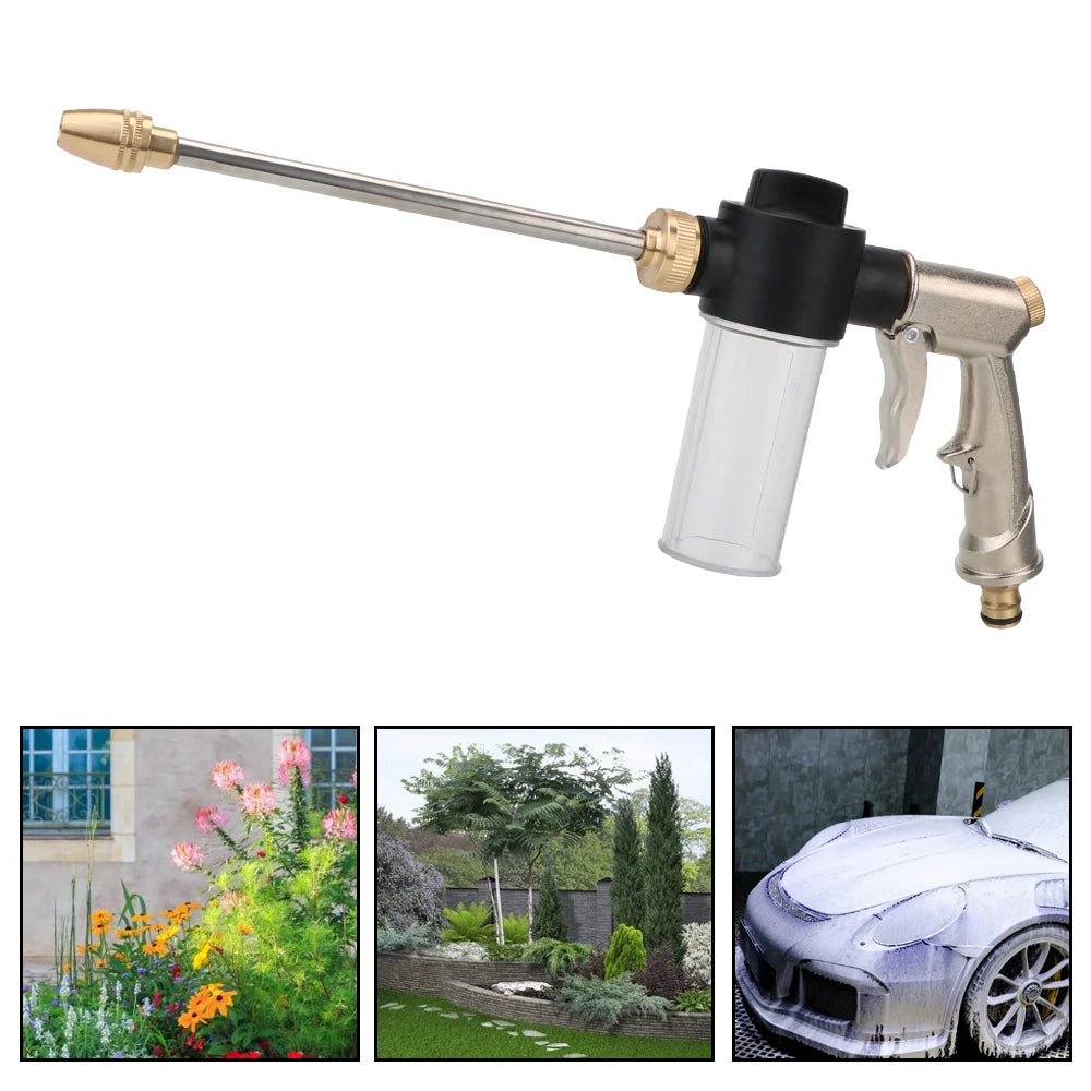 Long Foam Washer Car High Pressure Water Gun Nozzle Washing Watering Tools Garden Universal Off Road 4x4 Motorcycle Accessories