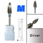 RolinStar Many Sales promotion type Carbide barrel stable shank  Accessories Cutter pedicure nail milling drill bits