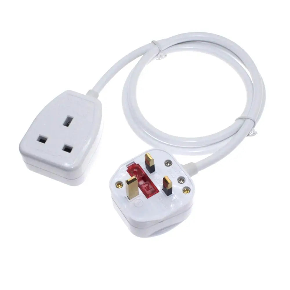 UK Plug To Socket Power Extension Cable With Power Switch, Singapore Malaysia HK Male To Female 3Pin AC Power Cord 0.3m-5m